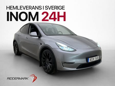 Tesla Model Y Performance Läder Pano Kamera Dragkrok MOMS