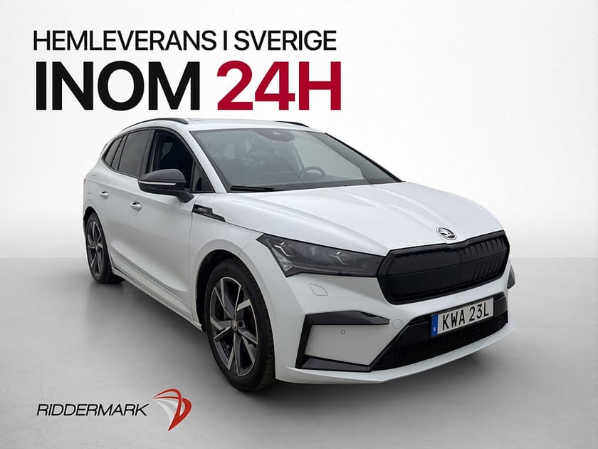 Bild 1 av Škoda Enyaq iV 80x Skoda Sportline Värmare Kamera Canton Drag MATRIX