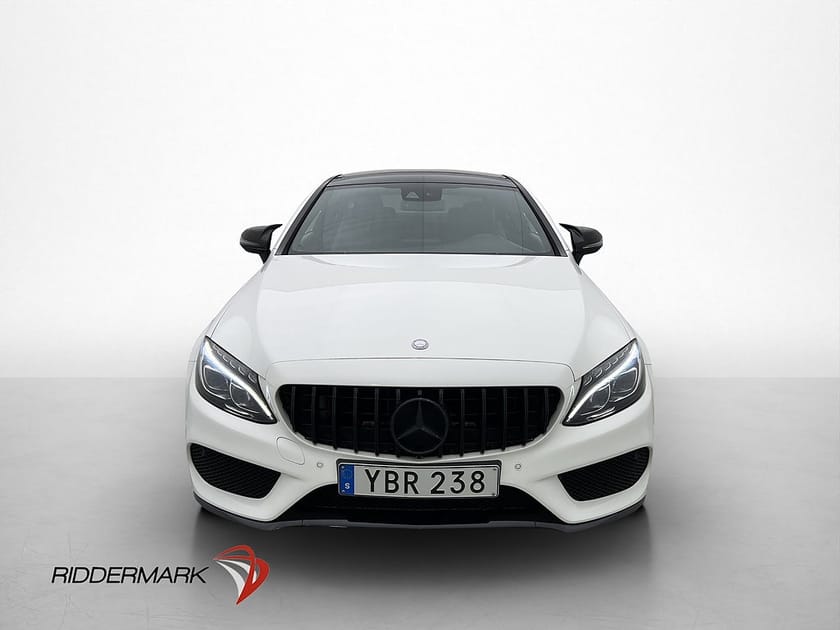 Bild 2 av Mercedes-Benz C 220 d Coupé 220d 170hk AMG Pano Burm Kamera Navi
