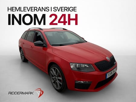 Škoda Octavia Kombi RS Skoda 2.0 TDI 184hk Värmare Drag Sensorer