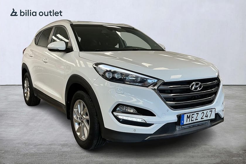 Bild 2 av Hyundai Tucson 1.6 T-GDI AWD DCT ComfortPlus Nyservad Drag B-kam Navi