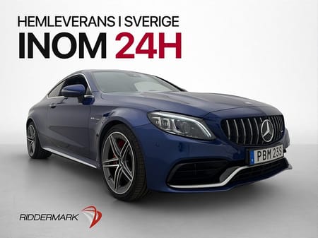 Mercedes-Benz AMG C 63 S Coupé C63 510hk Panorama En-brukare MOMS