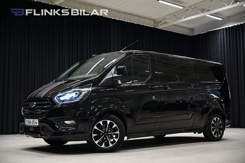 Bild 1 av Ford Transit Custom 290 185HK L2 Automat|Sport|Dubbelhytt|Leasbar|SeUtr!