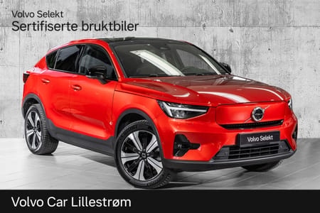 Volvo C40 Recharge Twin Ultimate Hengerfeste Panoramaglasstak 360kamera