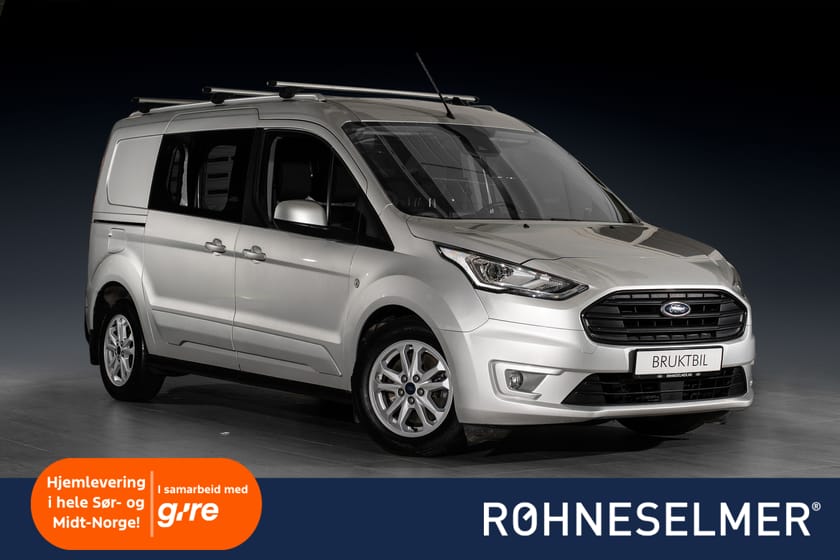 Bilde 1 av Ford Transit Connect 240 LWB L2 Krok| Ryggekamera| Takstativ| Ny service EU og rute
