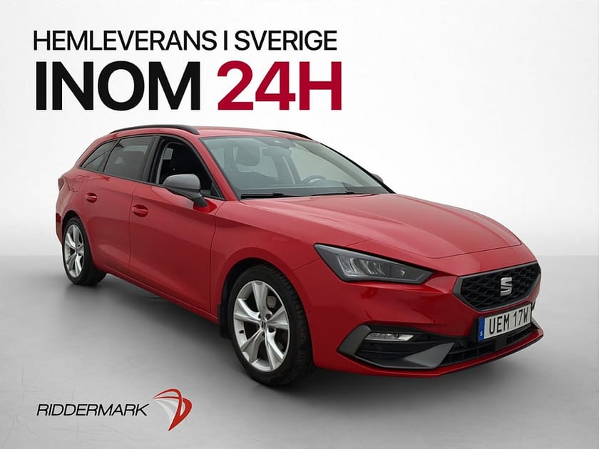 Bild 1 av SEAT Leon Sportstourer ST eTSI 150hk FR Kamera Halvskinn CarPlay Dragkrok
