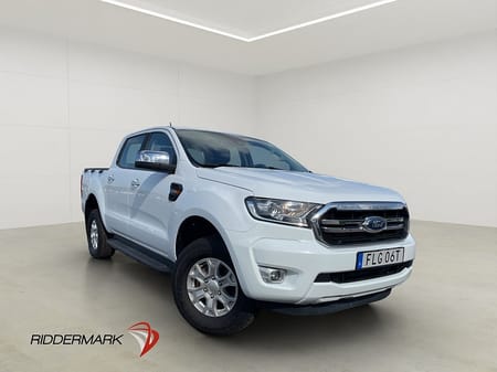 Ford Ranger Dubbelhytt XLT 4x4 Ny-Kamrem Värmare Dragkrok PDC Diff Moms