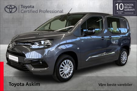 Toyota ProAce City 1.5 Diesel, 102HK, Kort (L1), Manuell.