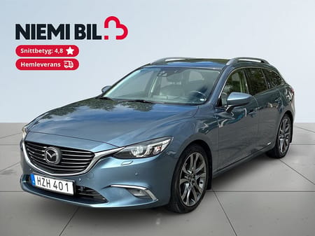 Mazda 6 Wagon SKYACTIV-D AWD Drag/MoK/Adaptiv Fart/SoV-Däck/Kamera