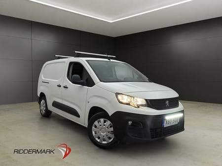 Peugeot Partner Utökad Last L2 Ny-Kamrem Värmare Drag V-Inr CARPLAY Moms