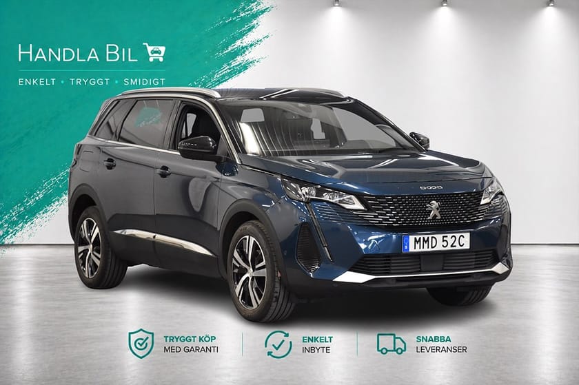 Bild 4 av Peugeot 5008 1.2 GT Line 7-sits Navi B-kam Drag 1 ägare nyserv
