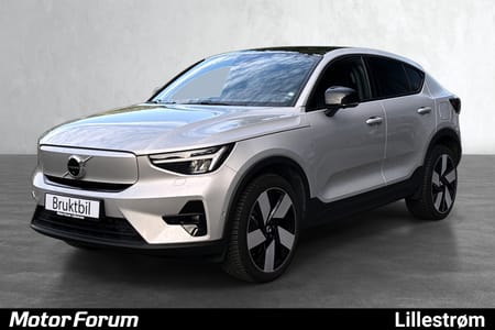 Volvo C40 Recharge 4x4 Ultimate/ Forvarming/ Glasstak / Hengerfeste / H&K