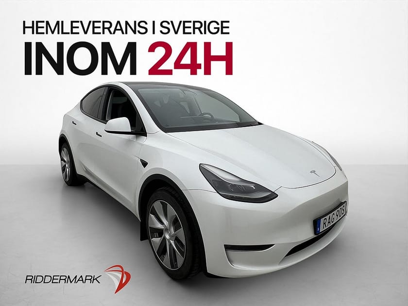Bild 1 av Tesla Model Y Long Range AWD Pano Drag Kamera Skinn AP Navi
