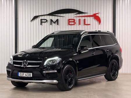 Mercedes-Benz GL 63 AMG 7-Sits Fullutrustad Panorama Massage Drag Luftfj