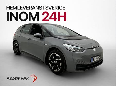 Volkswagen ID.3 Pro Performance 204hk Värmare Dragkrok CarPlay Rattvärme