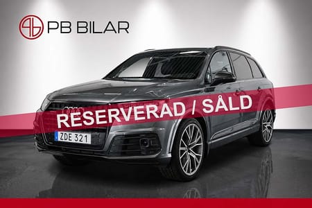 Audi Q7 3.0 TDI Q S Line 7-Sits Valcona Pano cockpit Ambient