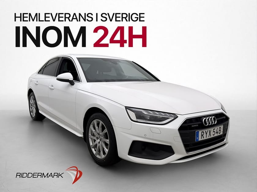 Bild 1 av Audi A4 Sedan 40 TDI quattro Q Proline Matrix Värm Kamera Navi Drag