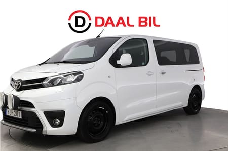 Toyota Proace Verso 2.0 D-4D 150HK 9-SITS M-VÄRM HUD KEYLESS ACC 3-ZON