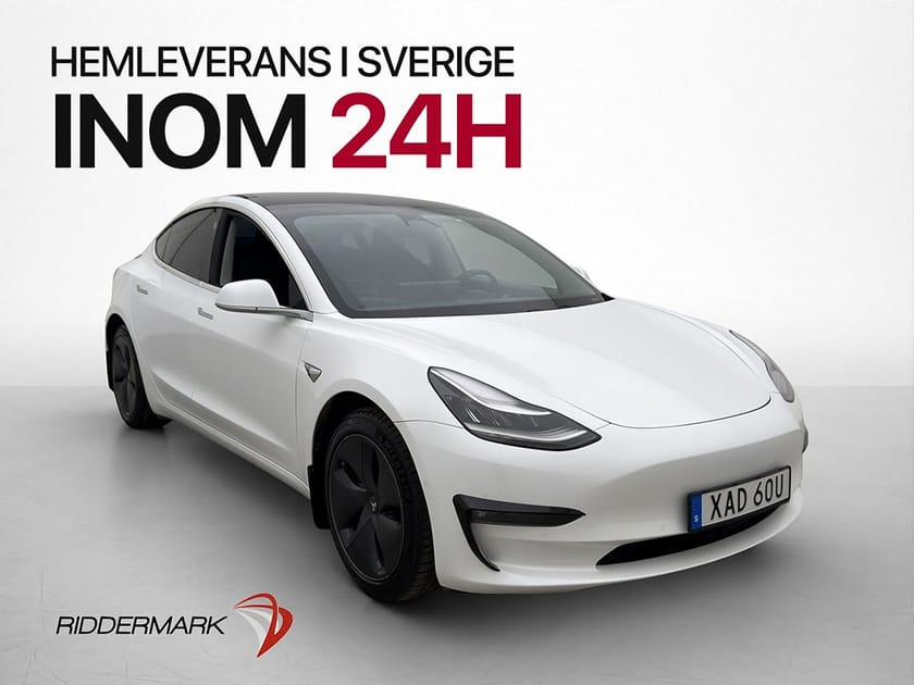 Bild 1 av Tesla Model 3 Long Range AWD Dragkrok Pano Autopilot