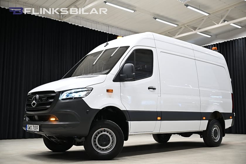 Bild 1 av Mercedes-Benz Sprinter 319 CDI 4x4 Panel Van 9G 190HK Automat|Servicebil|V-Inredd|SeUtr!