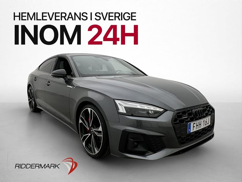 Bild 1 av Audi A5 Sportback 45 TFSI quattro Q Comp S Line Drag Kamera Cockpit Matrix