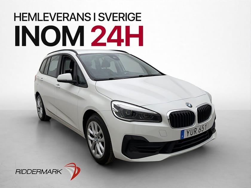 Bild 1 av BMW 220d xDrive Gran Tourer GT 7-sits Advantage Drag HuD Navi Kamera