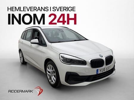 BMW 220d xDrive Gran Tourer GT 7-sits Advantage Drag HuD Navi Kamera