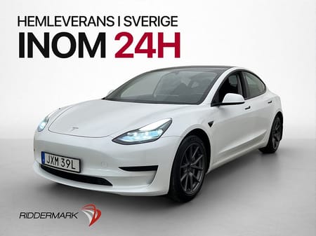 Tesla Model 3 Standard Range Plus Kamera Värmepump Svensksål