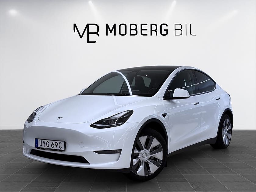Bild 1 av Tesla Model Y Long Range AWD 514hk Helg på Moberg! Pano Läder Navi B-Kamera