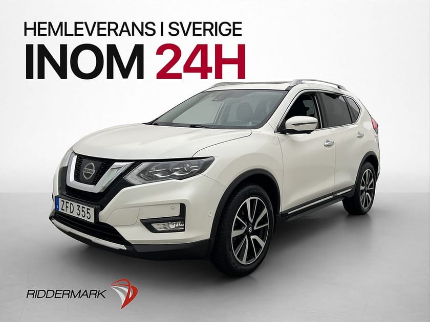 Bild 3 av Nissan X-Trail 1.6 130hk 7-Sits Panorama Skinn 360° Navi