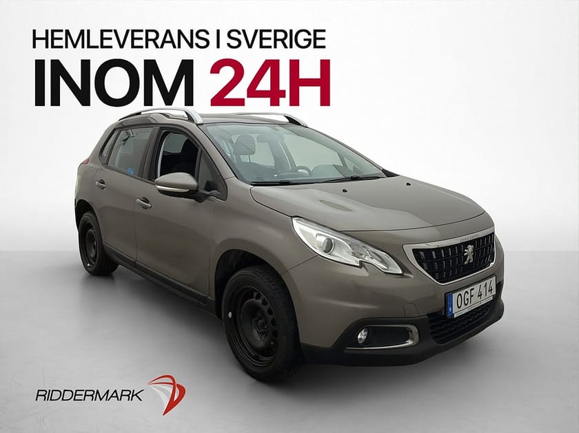 Bild 1 av Peugeot 2008 1.2 PureTech 82hk P-sensorer Pano Farthållare