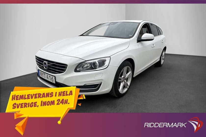 Bild 1 av Volvo V60 D4 AWD 190hk Summum Värmare Skinn Rattvärme