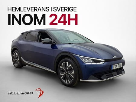 Kia EV6 77.4 kWh AWD 325hk 360° Dragkrok Skinn CarPlay MOMS