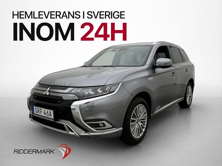 Bild 1 av Mitsubishi Outlander PHEV AWD Business Dragkrok 360° Skinn