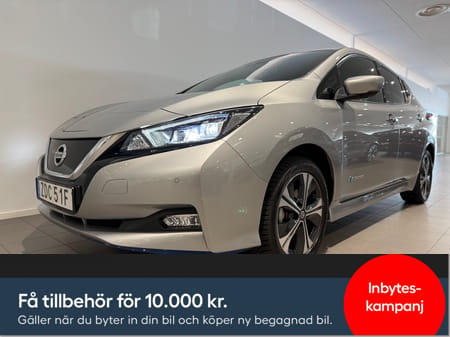 Nissan Leaf e+ Tekna / 360 kamera / Farthållare / 10 000kr tillbehör /