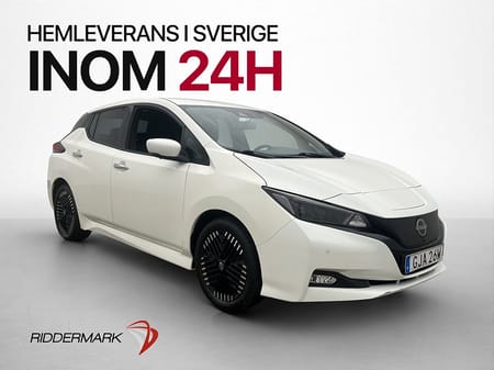 Nissan Leaf 360° kamera P-sensorer CarPlay Bluetooth MOMS