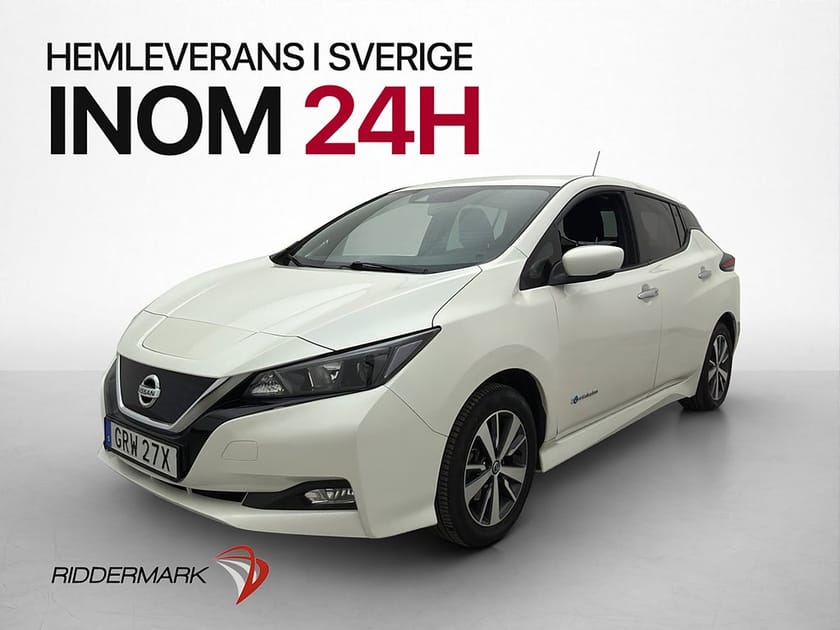 Bild 1 av Nissan Leaf 150hk 40 kWh Acenta Kamera Navi Rattvärme