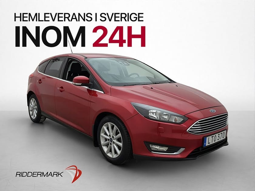 Bild 1 av Ford Focus 1.0 100hk Titanium Sensorer Farthållare 0,46l/mil
