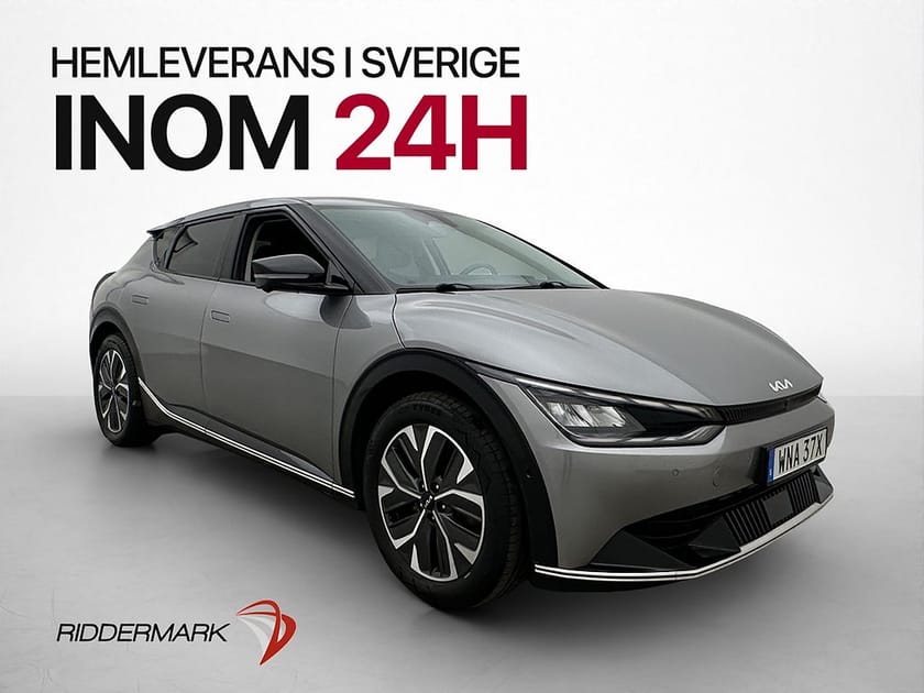 Bild 1 av Kia EV6 77.4 kWh 228hk PLUS 360° Navi Skinn Dragkrok MOMS