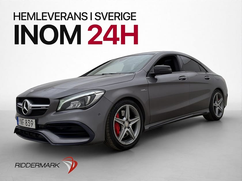 Bild 1 av Mercedes-Benz AMG CLA 45 4MATIC Coupé CLA45 381hk Pano H/K Kamera Navi