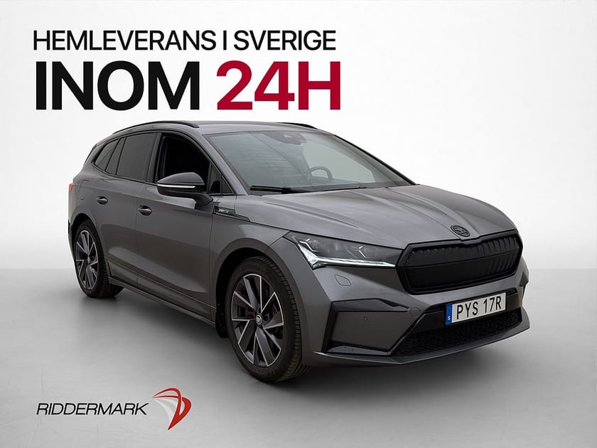 Bild 1 av Škoda Enyaq iV 80 Skoda Sportline Dragkrok Kamera CarPlay Canton MOMS