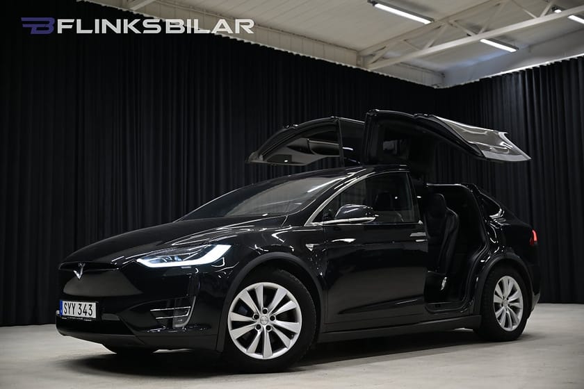 Bild 1 av Tesla Model X 100D 423hk | Skinn | Panorama | 6-Sits | Momsbil