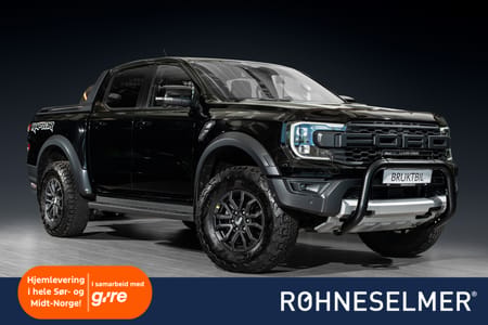 Ford Ranger Raptor Double Cab 3.0 V6 292 hk|Ledbar|Sp.eksos|Krok|360