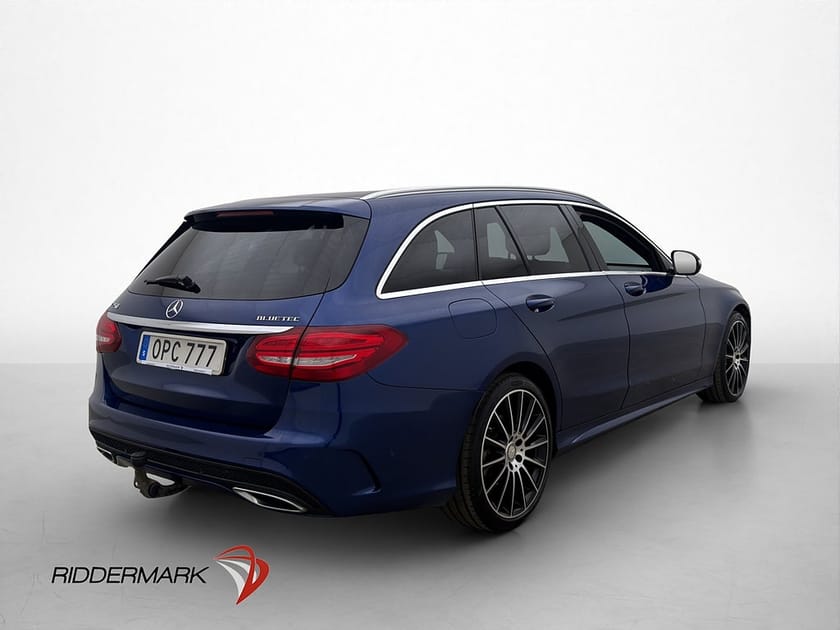 Bild 5 av Mercedes-Benz C 250 T d BlueTEC 4MATIC 4M AMG Pano Burmester Drag Skinn