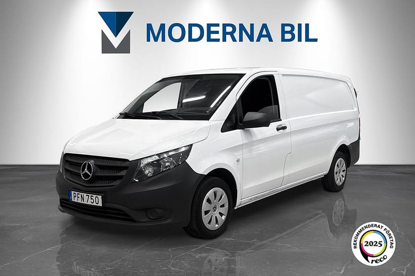 Bild 1 av Mercedes-Benz Vito 114 CDI 2.8t 136hk 9G Lång Moms B-kam Drag D-värm Nyservad