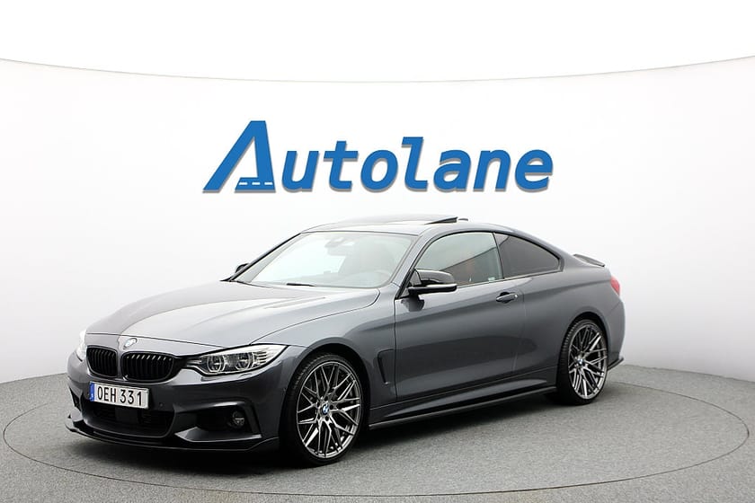 Bild 4 av BMW 435d xDrive Coupé M-Sport, H/K, Taklucka, 360°, HUD 313hk