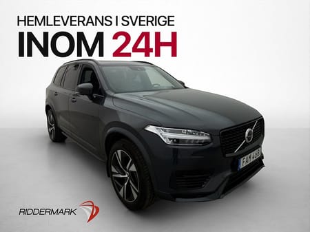 Volvo XC90 7 Säten Recharge T8 AWD R-Design 7-Sits Pano B&W 360 Luft