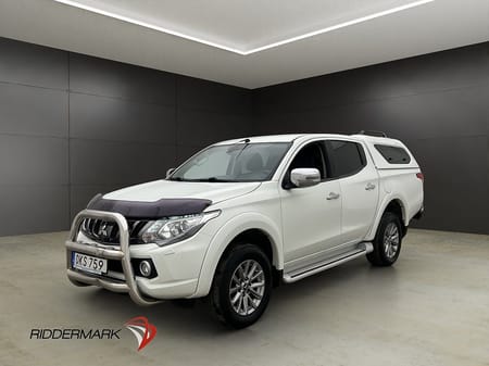 Mitsubishi L200 Dubbelhytt 181hk 4WD Drag Kamera Skinn Diff Kåpa Moms