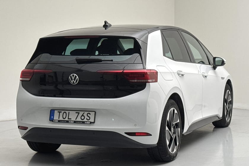 Bild 3 av Volkswagen ID.3 Pro Performance 58kWh (204hk) Life LED Vinterhjul