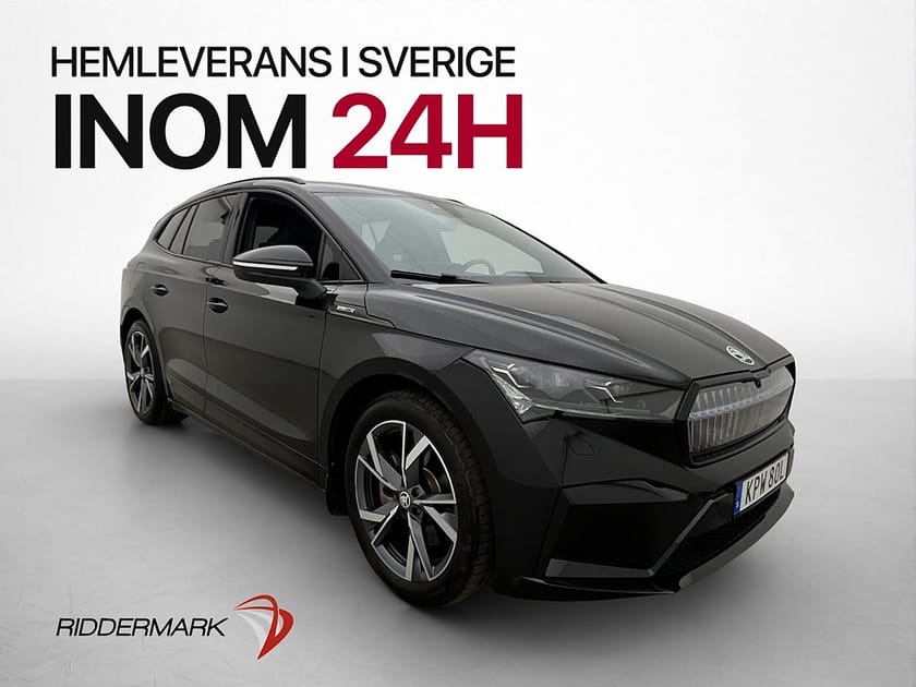 Bild 1 av Škoda Enyaq 85x Skoda Sportline HUD Kamera Crystal Värmare Drag